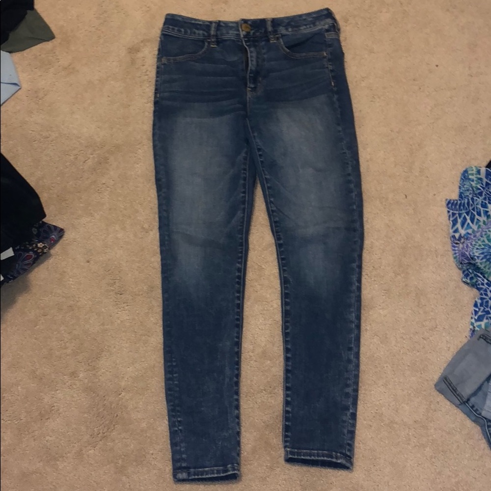 High rise jegging
